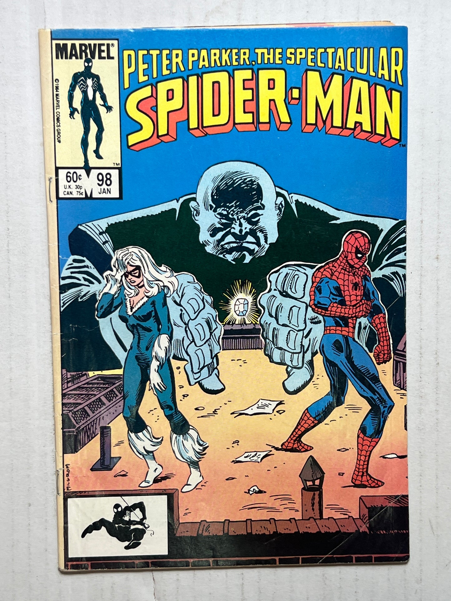 Peter Parker, The Spectacular Spider-Man by Marvel Comics Group #98 Jan 1984 Comic Book