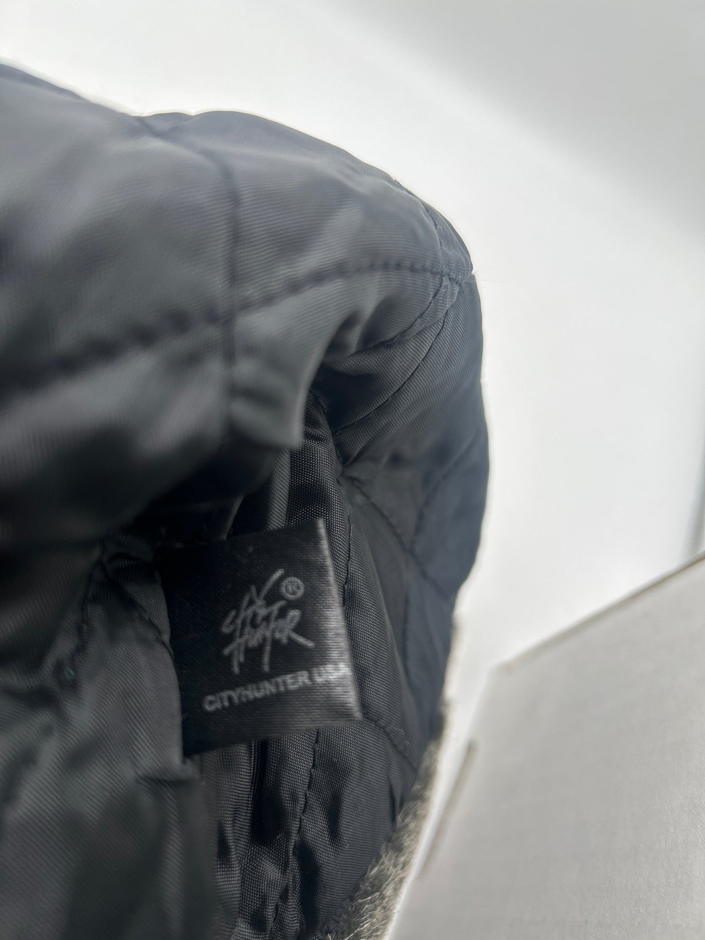 Heineken Beer Lightweight Vintage Trapper Style Ear Flap Fur Knit and Quilted Cap