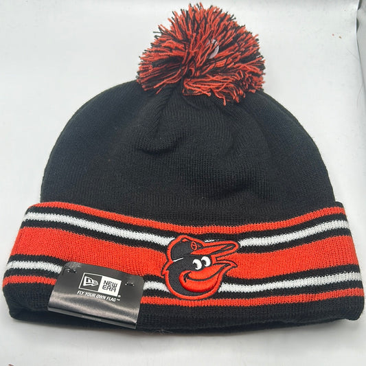 Baltimore Orioles MLB New Era Knit Pom Beanie