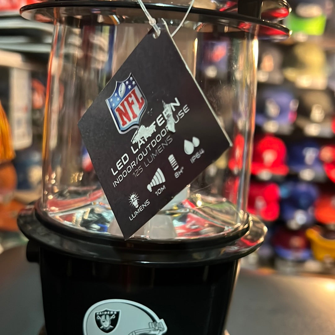 Las Vegas Raiders NFL LED Lantern Indoor/Outdoor Use (Batteries not Included: Recommended Batteries 3 x D Size)