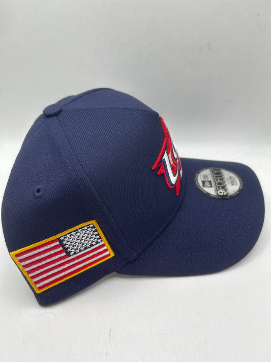 USA 2026 World Series Baseball Classic Navy New Era 9Fifty A-Frame Youth Adjustable Hat