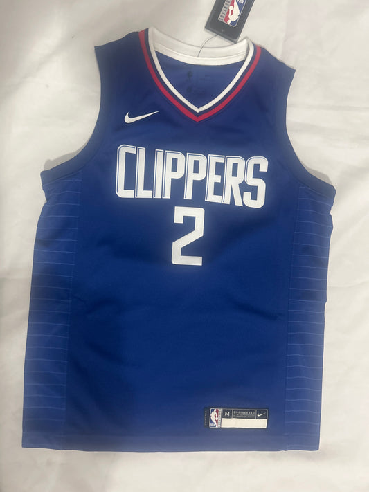 Los Angeles Clippers NBA Nike #2 Leonard SWINGMAN Authentic Replica Blue YOUTH Jersey