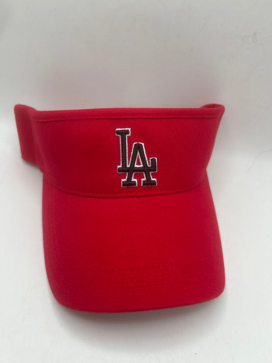 Los Angeles Dodgers MLB Annco Red/Black Visor Hat