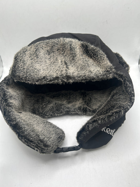 Heineken Beer Lightweight Vintage Trapper Style Ear Flap Fur Knit and Quilted Cap