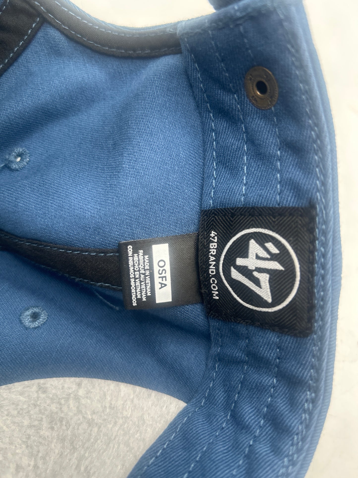 Los Angeles Dodgers MLB 47CleanUp Genuine Merchandise Timber Blue Adjustable Hat