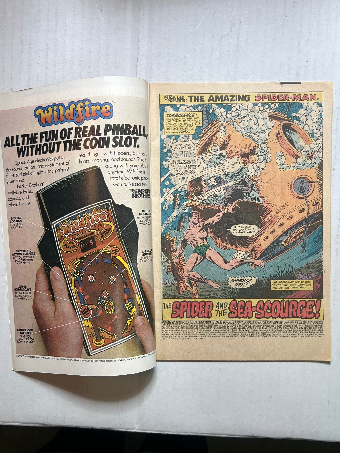 The Amazing Spider-Man By Marvel Comics Group #211 Dec 1980 Comic Book