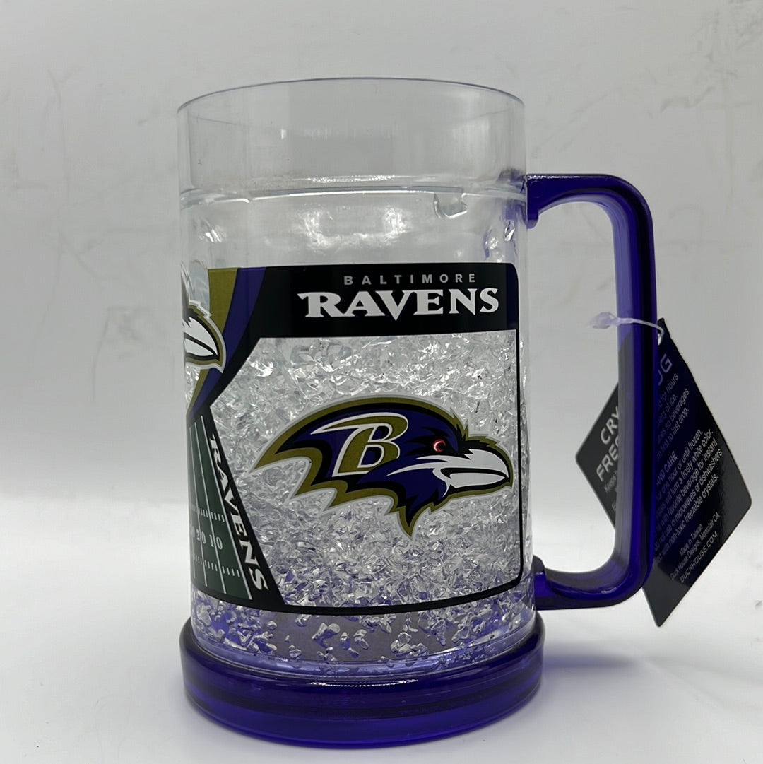 Baltimore Ravens NFL Crystal Freezer Mug