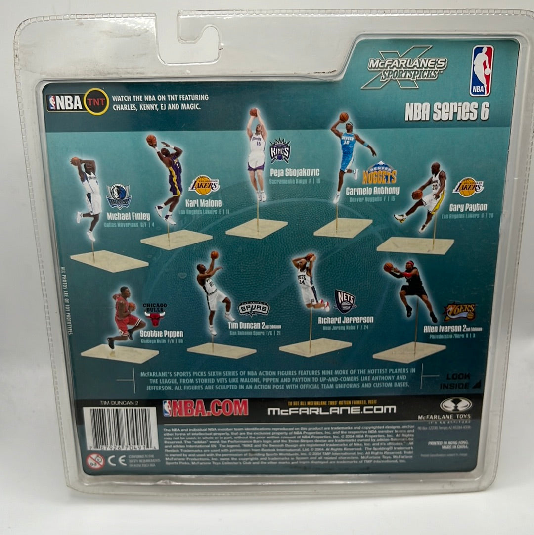 San Antonio Spurs NBA Tim Duncan McFarlane Series 6 Action Figure