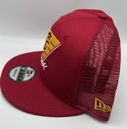 USC Trojans New Era 9Fifty Cardinal and Gold Logo Snapback lo