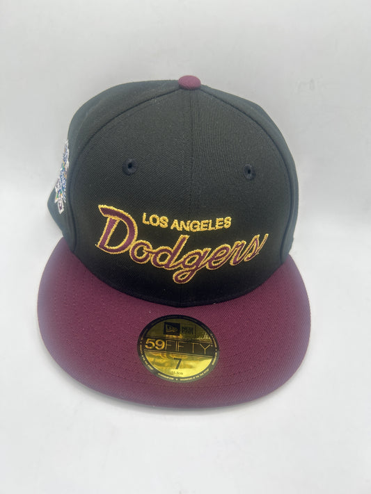 Los Angeles Dodgers MLB Cooperstown Collection 100 Anniversary 1890-1980 59Fifty Fitted Hat