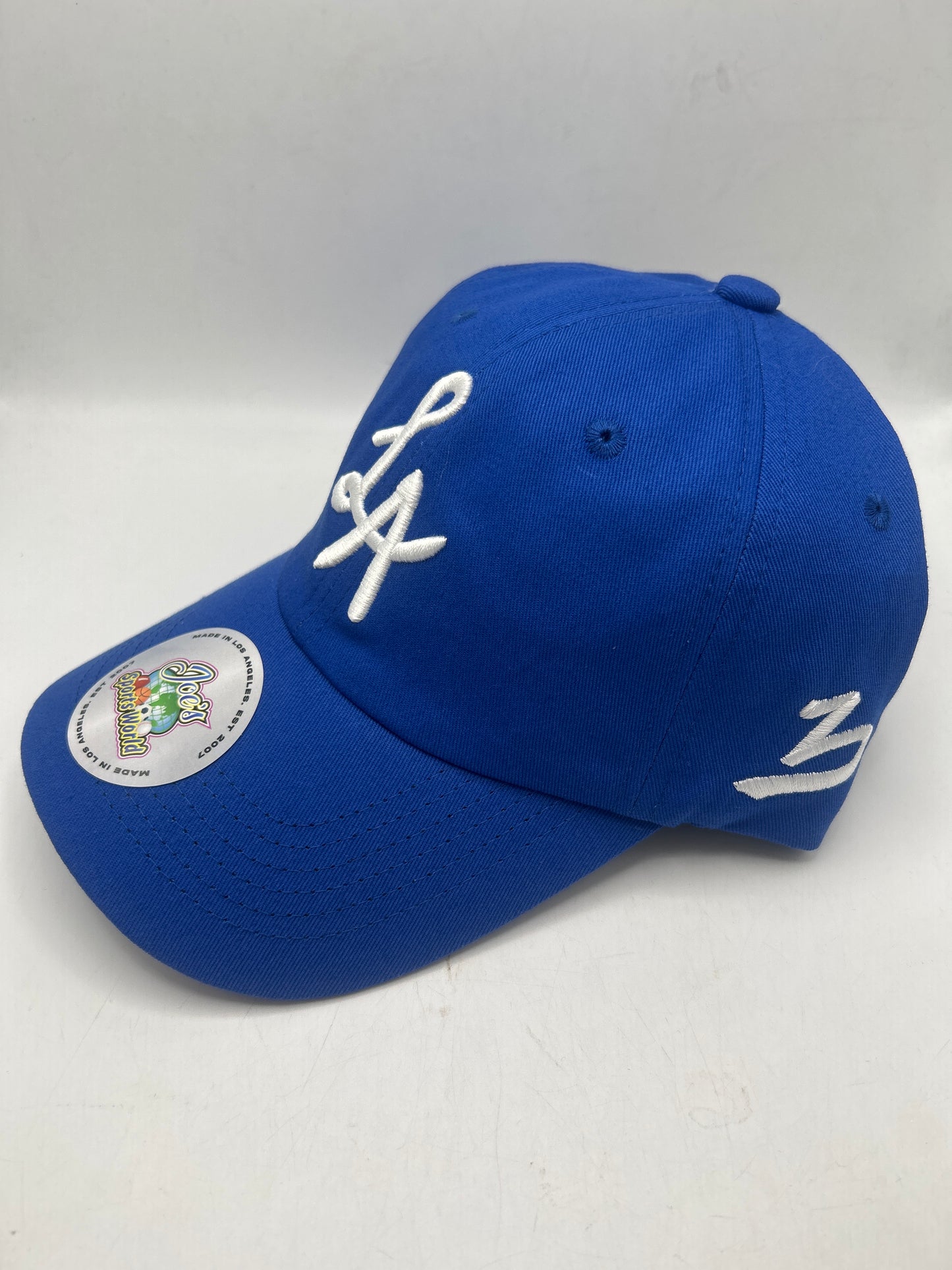 Los Angeles JSW Private Label Royal Blue Adjustable Hat