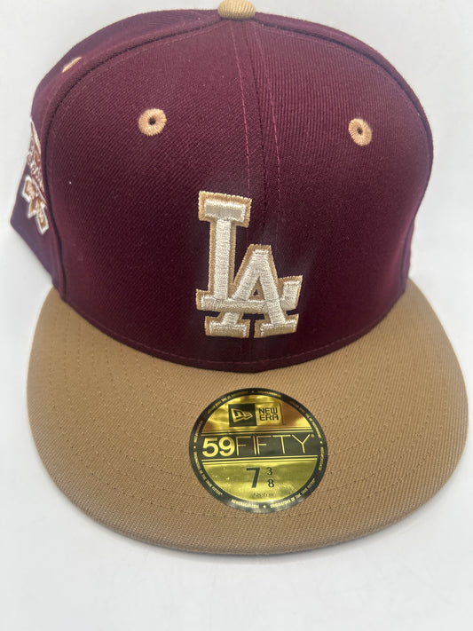 Los Angeles Dodgers MLB Cooperstown Collection New Era 59Fifty 100 Anniversary 1890-1990 Fitted Hat