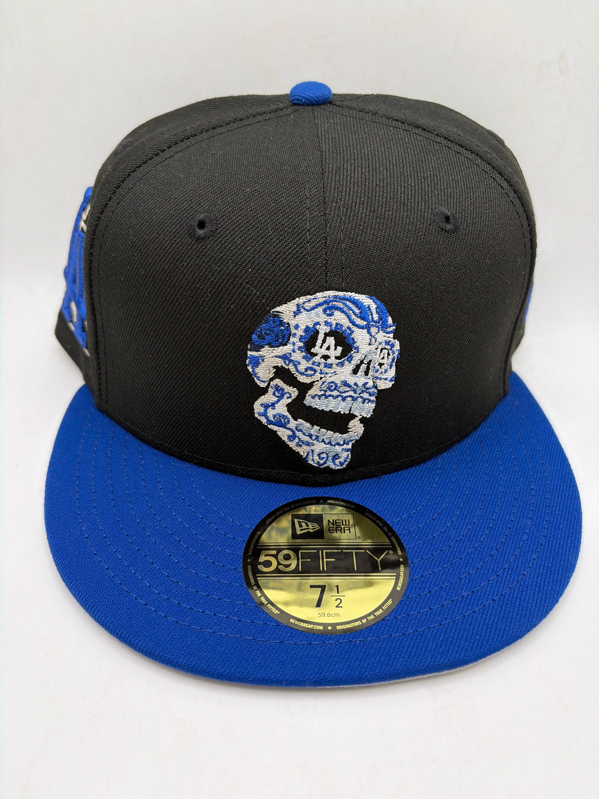 Los Angeles Dodgers MLB LA Local Sugar Skull 59Fifty New Era Fitted Hat