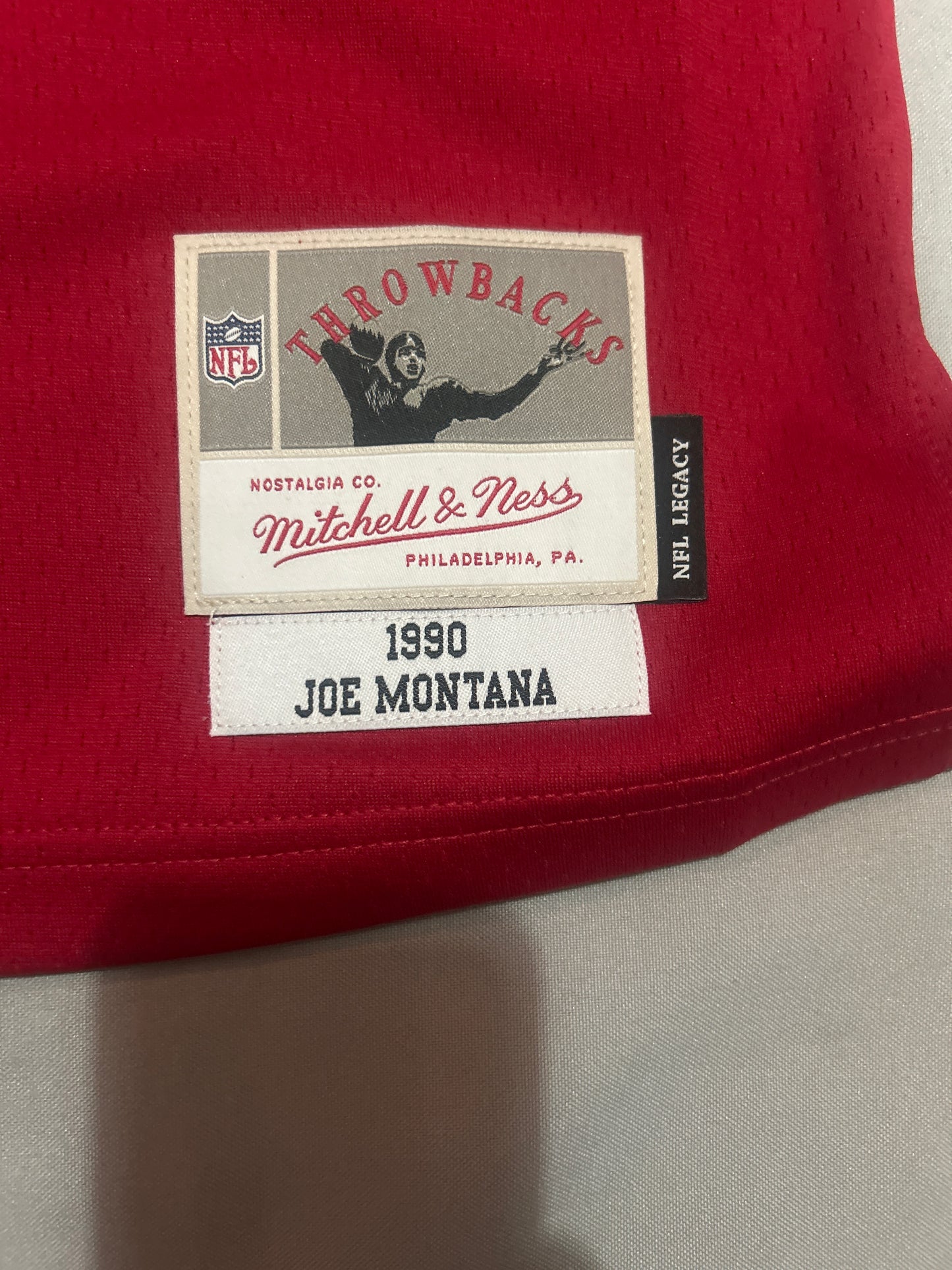 San Francisco 49Ers NFL Mitchell & Ness #16 Joe Montana 1990 Throwback Jersey