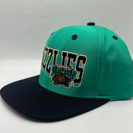 Vintage Vancouver Grizzlies NBA Adidas Hardwood Classic Turquoise/Black Snapback Hat