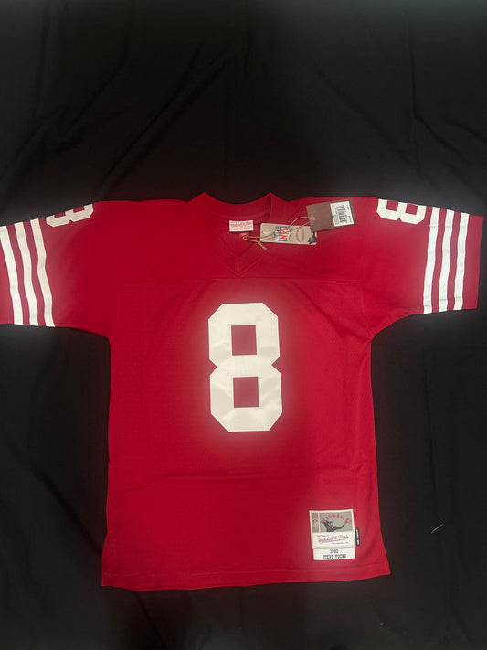 San Francisco 49Ers NFL Legacy Mitchell &amp; Ness #8 Steve Young 1990 Throwback Jersey