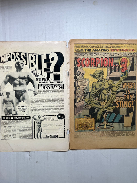 The Amazing Spider-Man By Marvel Comics Group “When Strikes The Scorpion!” #146 July 1975 Comic Book