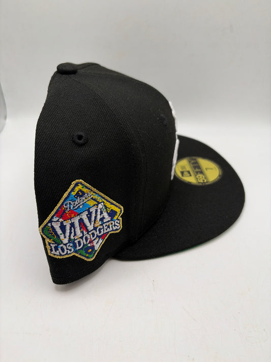 Los Angeles Dodgers MLB "VIva Los Dodgers" Side Patch 59Fifty New Era Fitted Hats