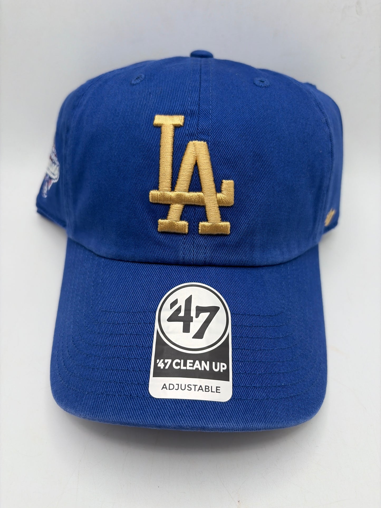Los Angeles Dodgers MLB 47 Clean up Genuine Merchandise World Series Champions 2025 Gold Adjustable Hat