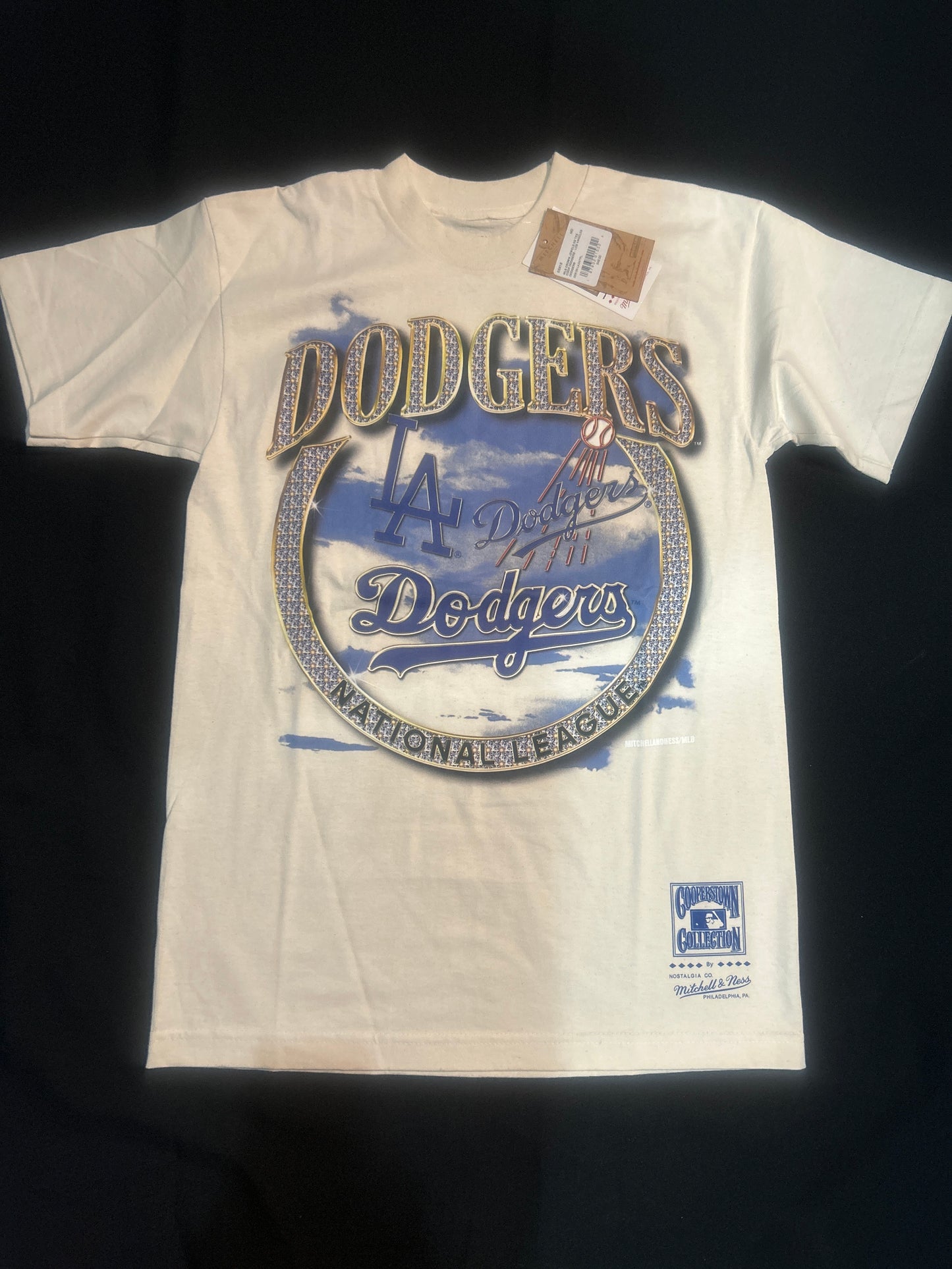 Los Angeles Dodgers MLB Cooperstown Collection Mitchell & Ness Crown Jewel Men T-Shirt