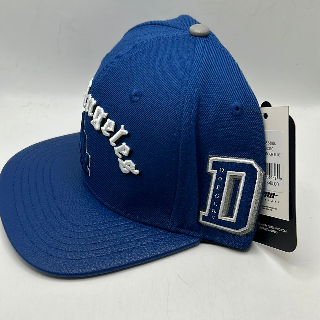 Los Angeles Dodgers MLB Pro Standard Genuine Merchandise "2020 World Championship" and D Dodgers Side Patches Royal Blue Snapback