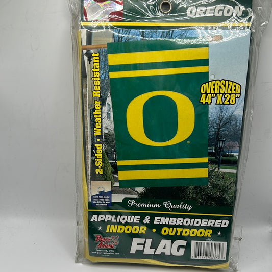 Oregon Collegiate Licensed 2-Sided, Weather Resistant Indoor, Outdoor Oversized Flag 44"X58"