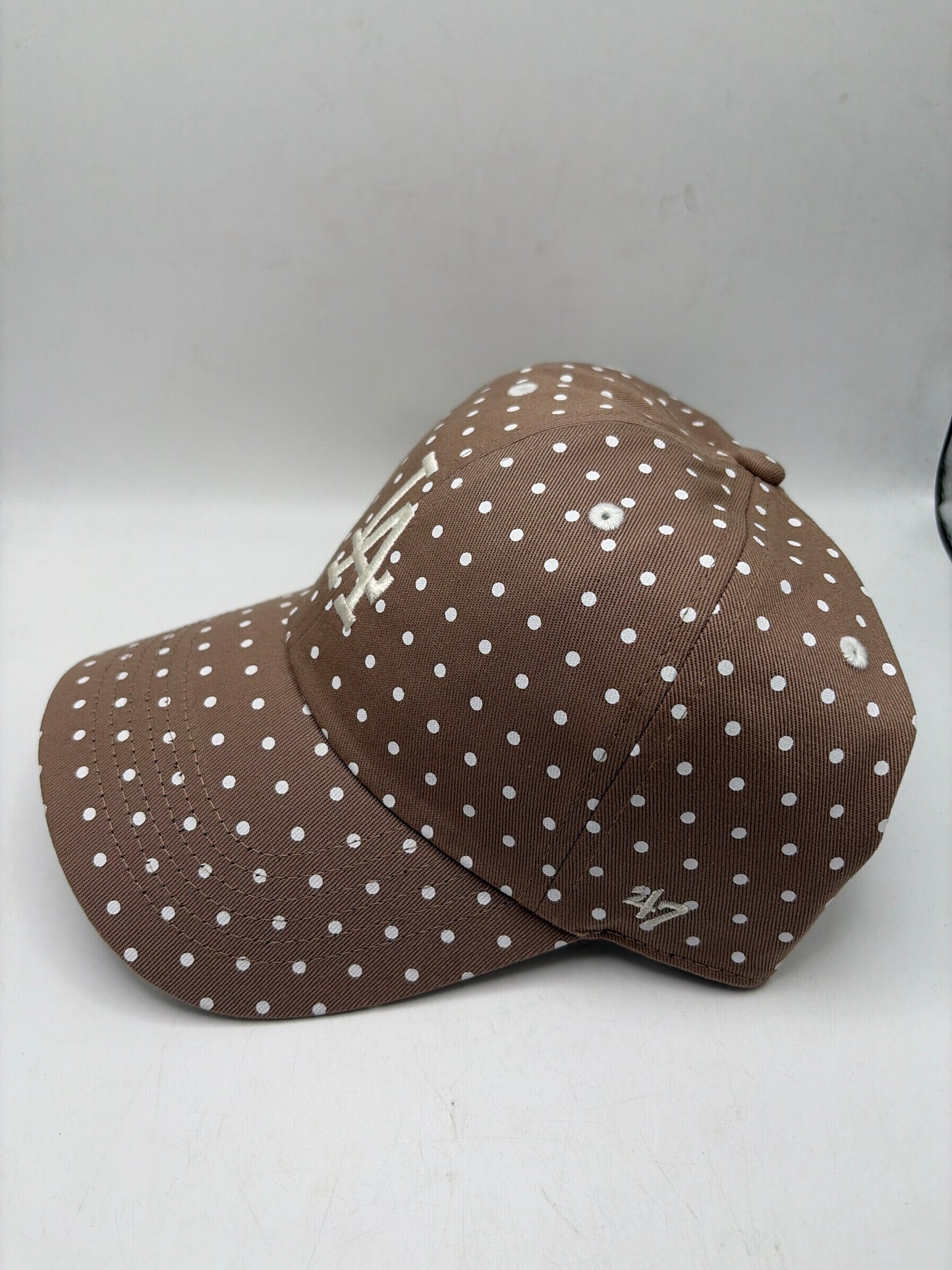 Los Angeles Dodgers MLB 47Clean Up Genuine Merchandise Polka Dot Women Adjustable Hat