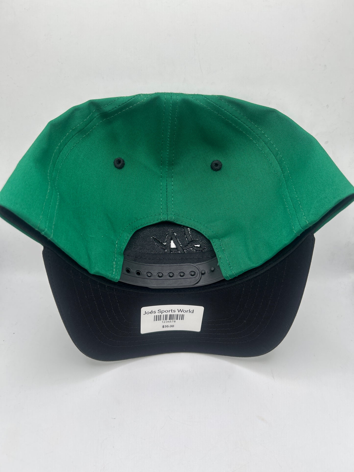 Los Angeles JSW Private Label Green/ Black A-Frame Snapback