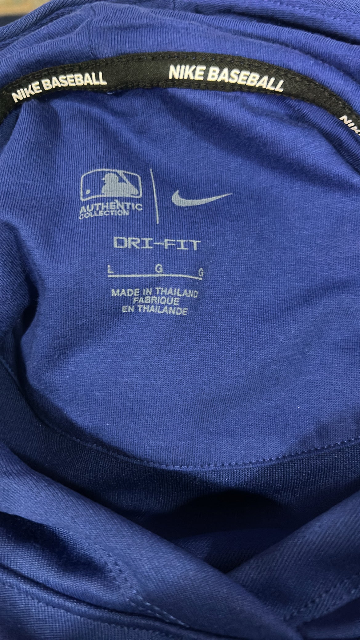 Los Angeles Dodgers MLB Nike Authentic Collection Dri-Fit Sleeveless Hoodie