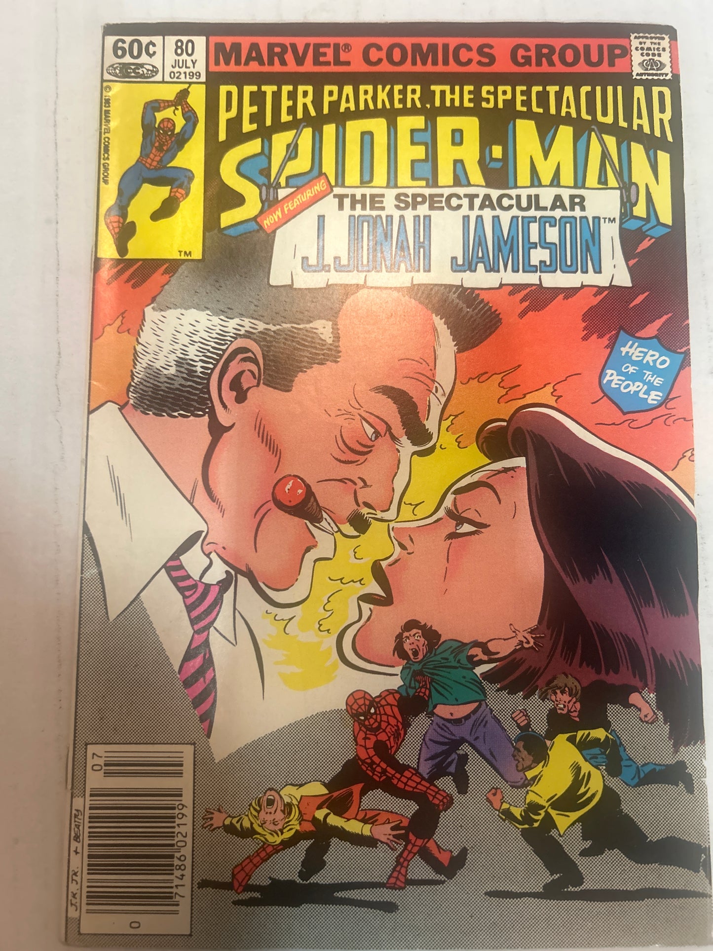 Peter Parker, The Spectacular Spider-Man by Marvel Comics Group "Now Featuring: The Spectacular J. Jonah Jameson" #80 Comic Book