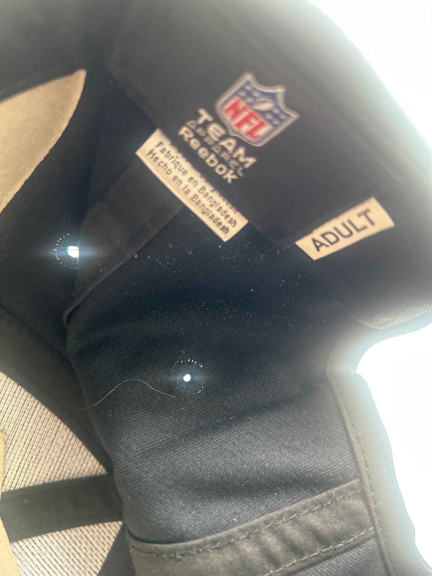 New Orleans Saints NFL Reebok Bedazzled Adjustable Hat Old Black/Gold