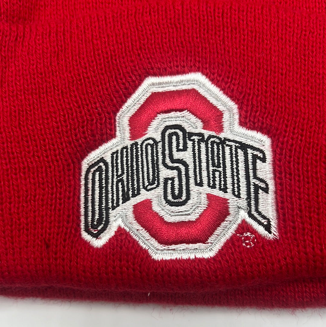 Ohio State University Collegiate Licensed Product Red Beanie