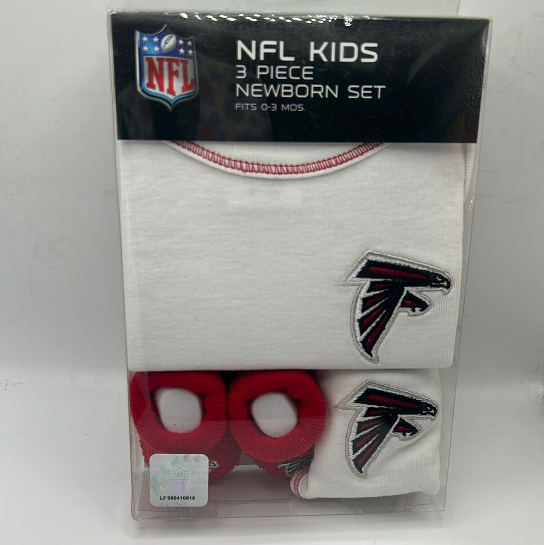 Atlanta Flacons NFL Kids 3 PC Newborn Set