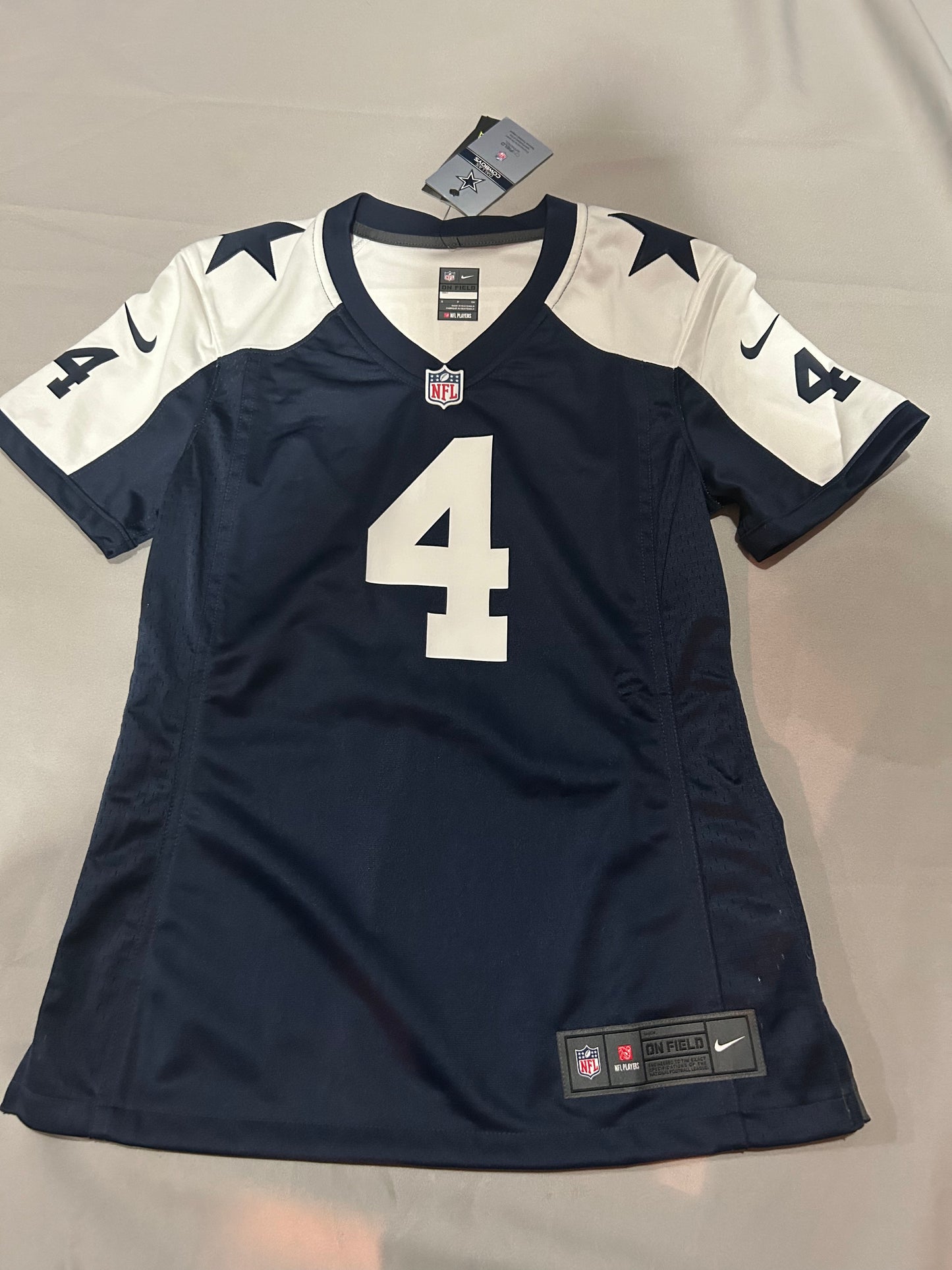 Dallas Cowboys NFL #4 Prescott Nike On Field Women Jersey