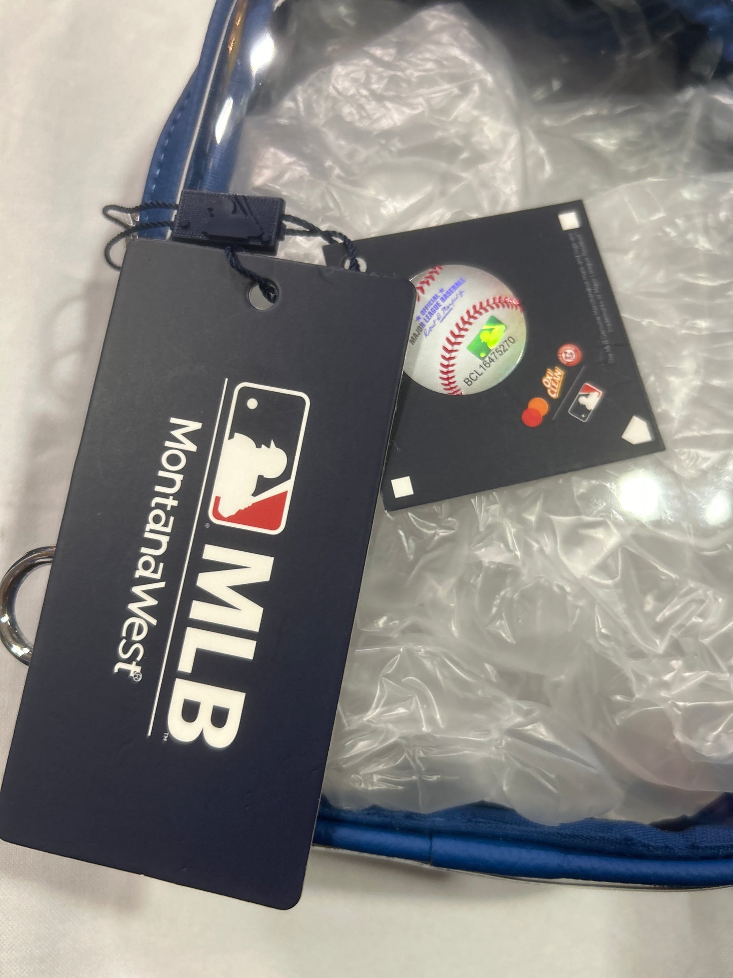 Los Angeles Dodgers MLB Genuine Merchandise Clear Crossbody Bag A30