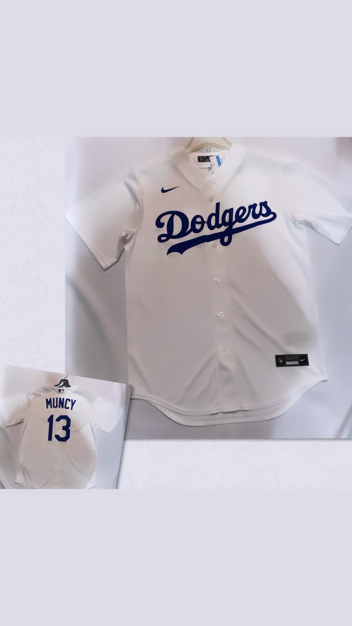 Los Angeles Dodgers MLB Nike Genuine Merchandise #13 Muncy Men Jersey