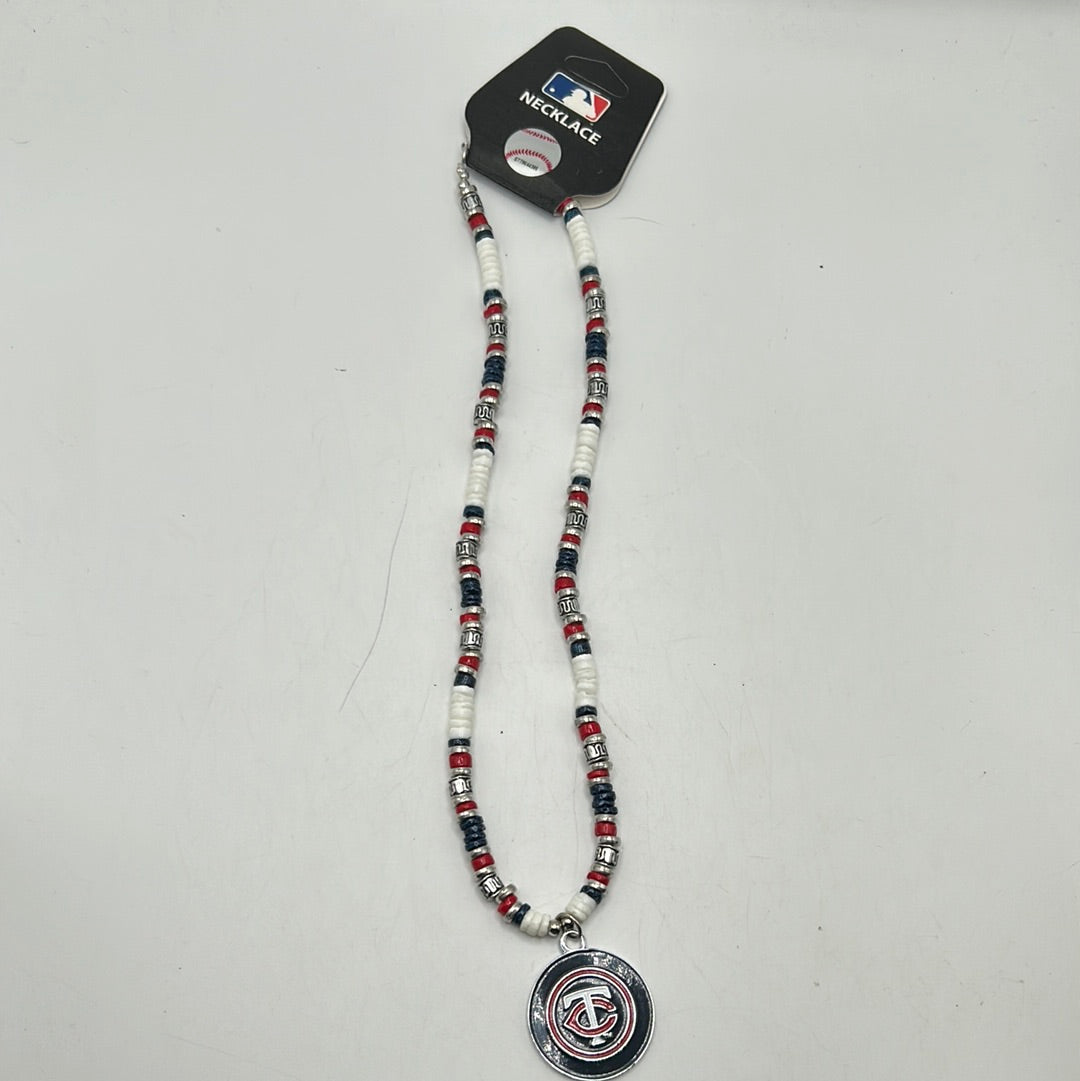 Minnesota Twins MLB Officially Licensed Shell 18in Necklace