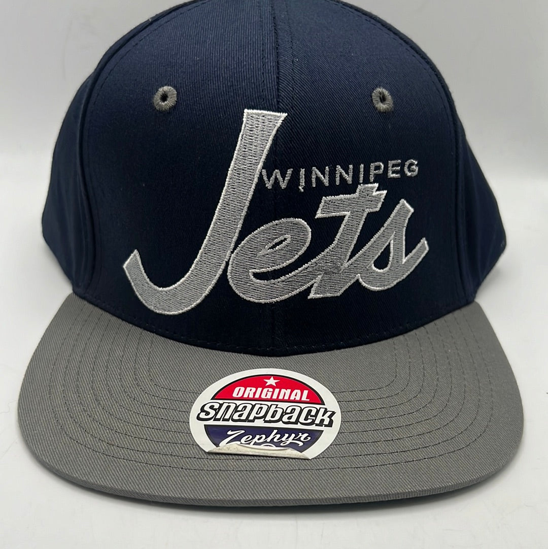 Vintage Winnipeg Jets NHL Original Zephyr SnapBack