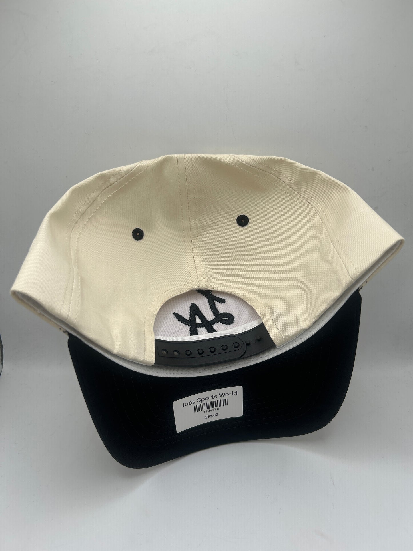 Los Angeles JSW Private Label Khaki/ Black A-Frame Snapback