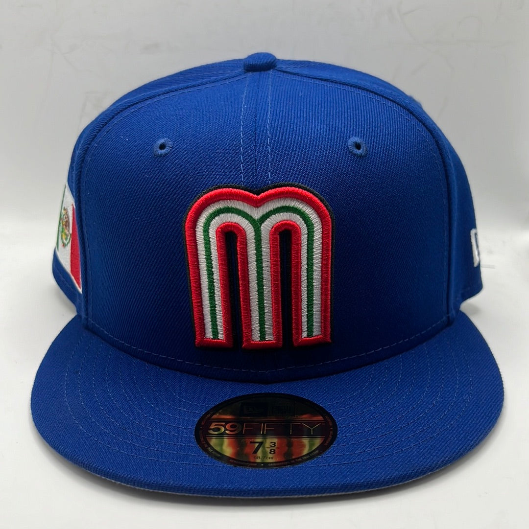 Mexico World Baseball Classic 59FIFTY New Era Fitted Hat Royal Blue