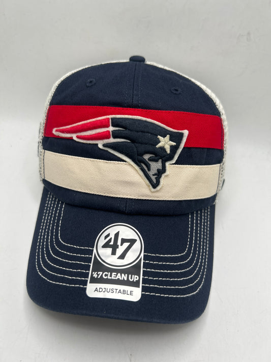 New England Patriots NFL 47Clean Up Adjustable Trucker Hat