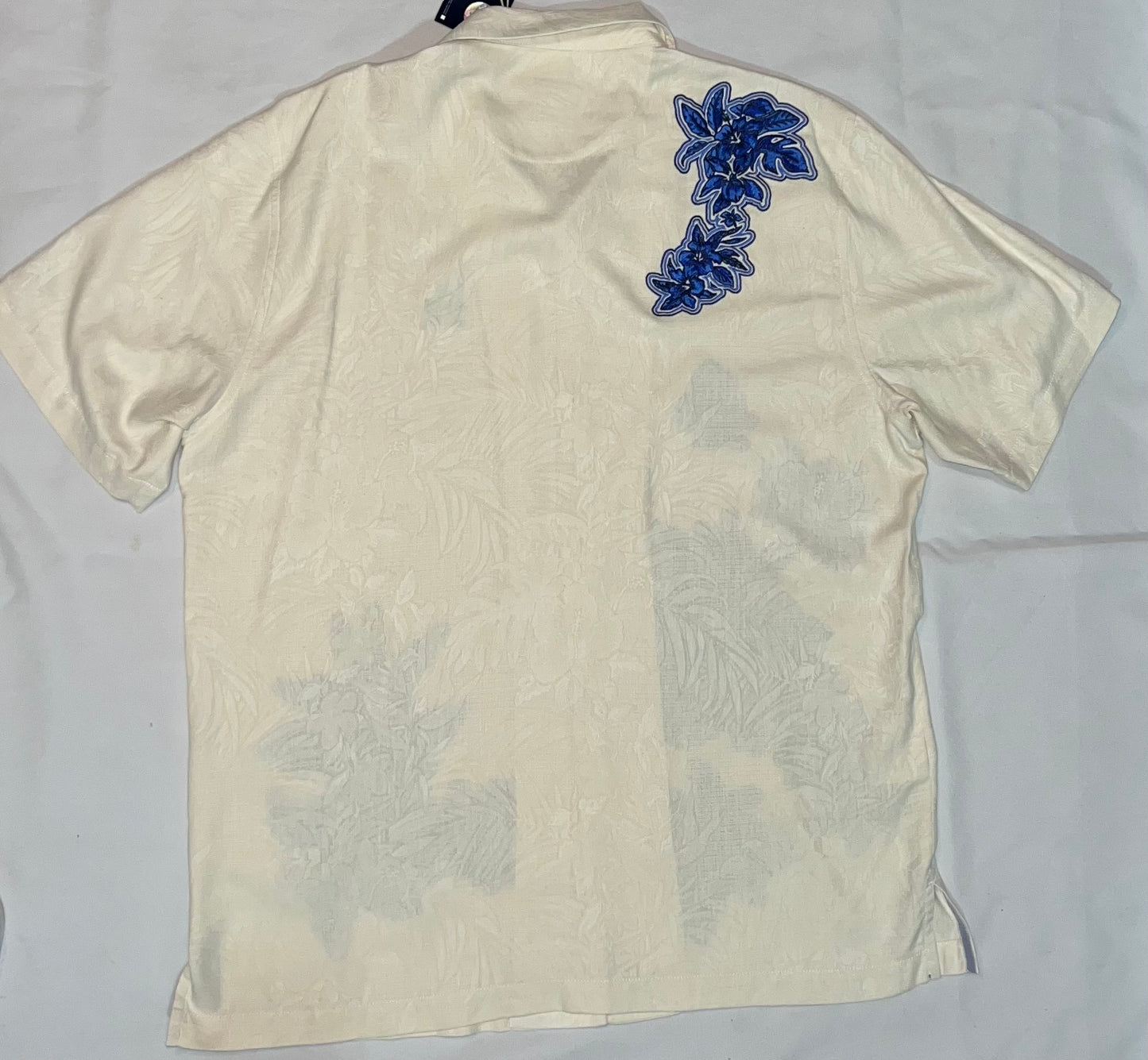 Los Angeles Dodgers MLB Tommy Bahama Genuine Merchandise Hibiscus Vibrations Silk Camp Shirt