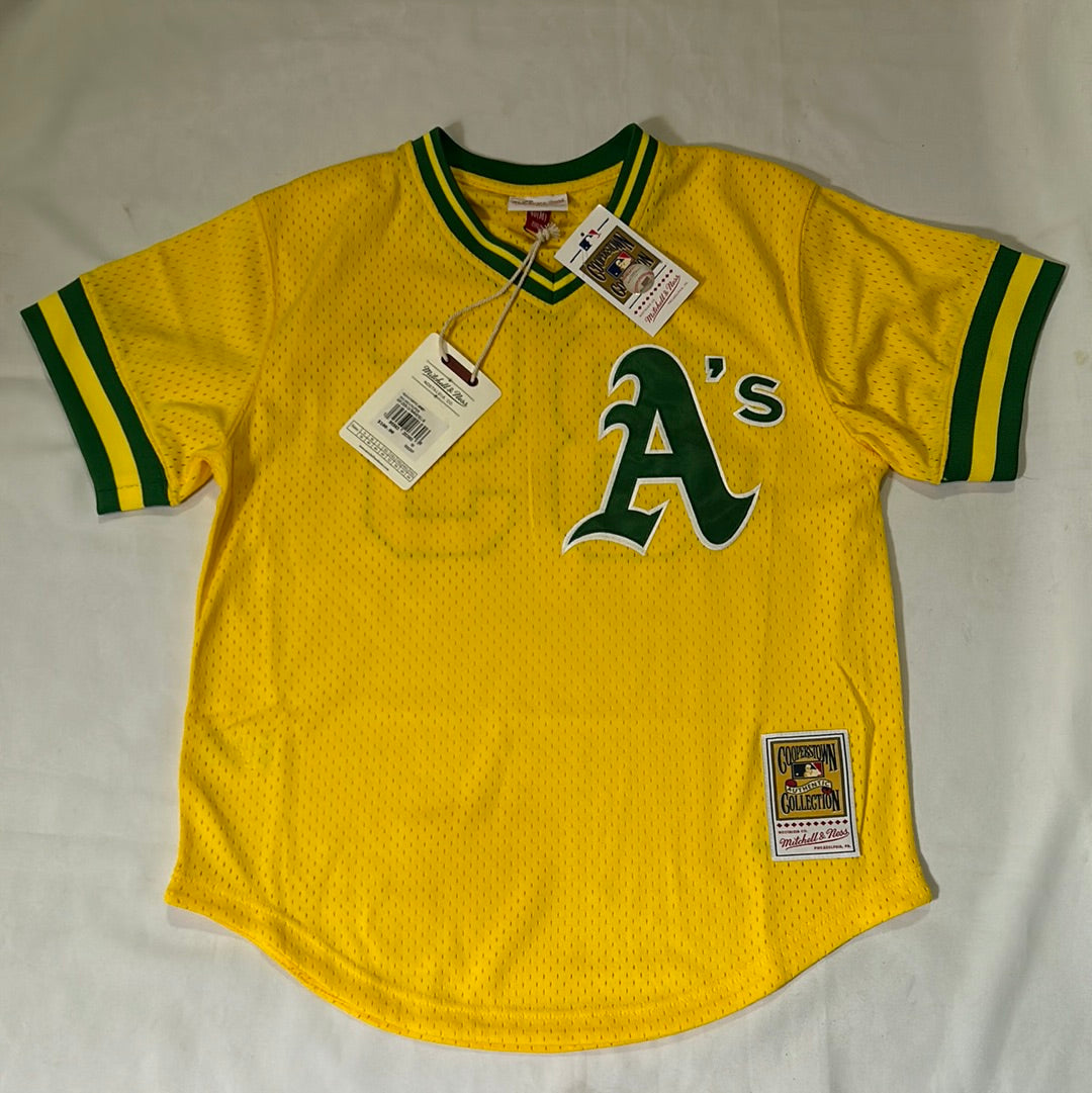 Oakland Athletics MLB Mitchell & Ness Nostalgia Co Authentic Men Jersey