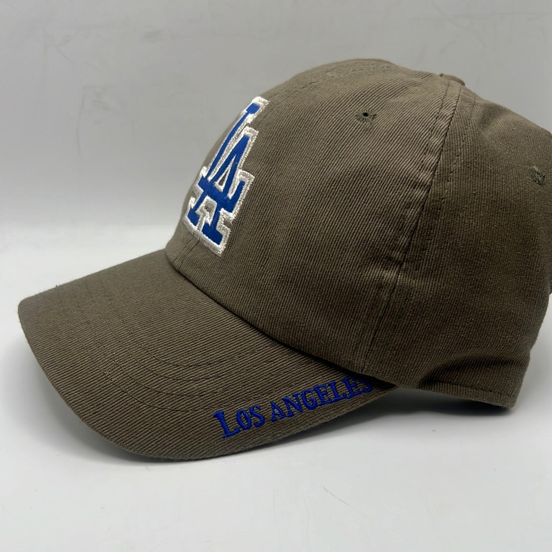 Vintage Los Angeles Dodgers MLB Puma Genuine Merchandise Olive Adjustable Hat