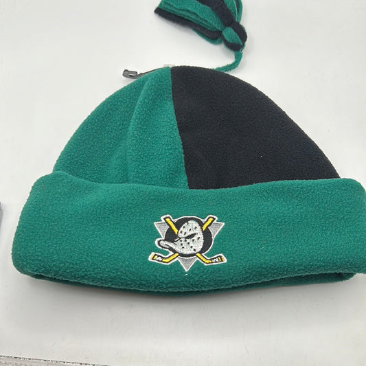 Vintage Anaheim Mighty Ducks NHL Black Fleece Beanie