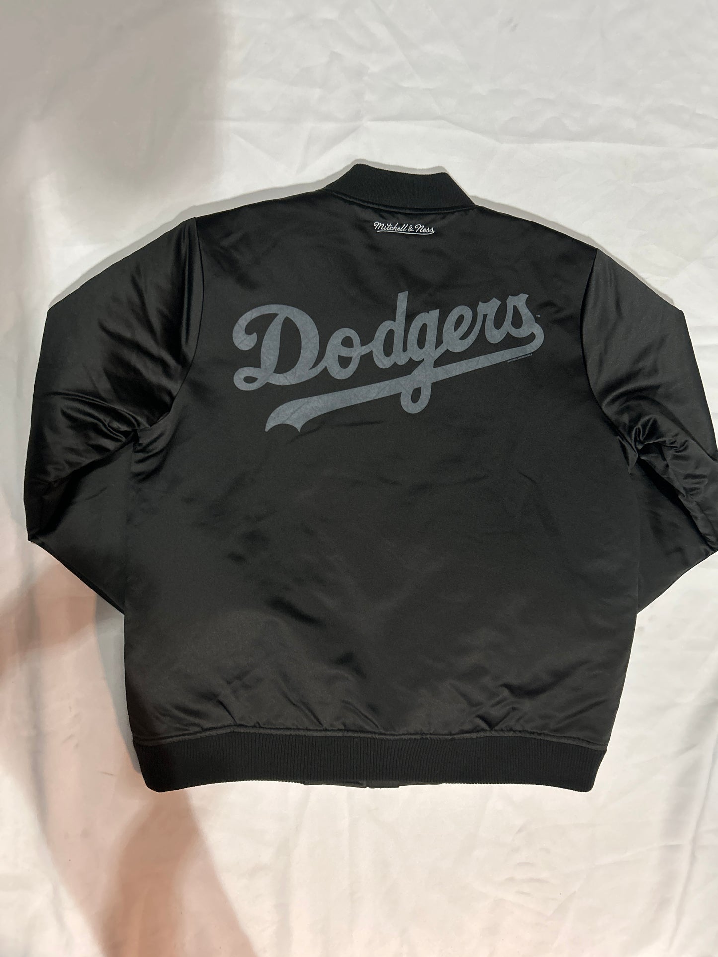 Los Angeles Dodgers MLB Mitchell & Ness Cooperstown Collection Satin Men Jacket Black