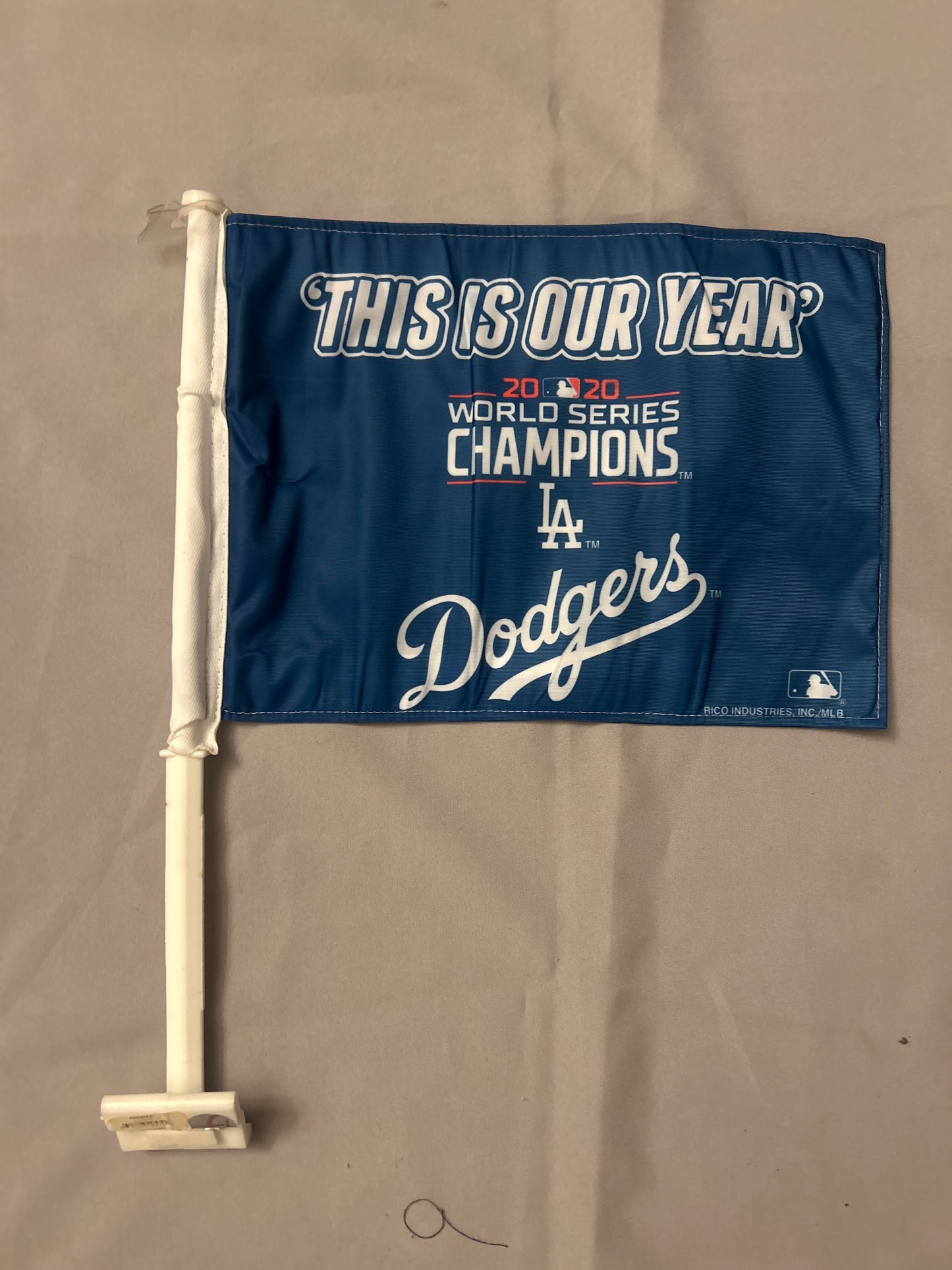 Los Angeles Dodgers MLB 2020 World Series Champions Car Flag