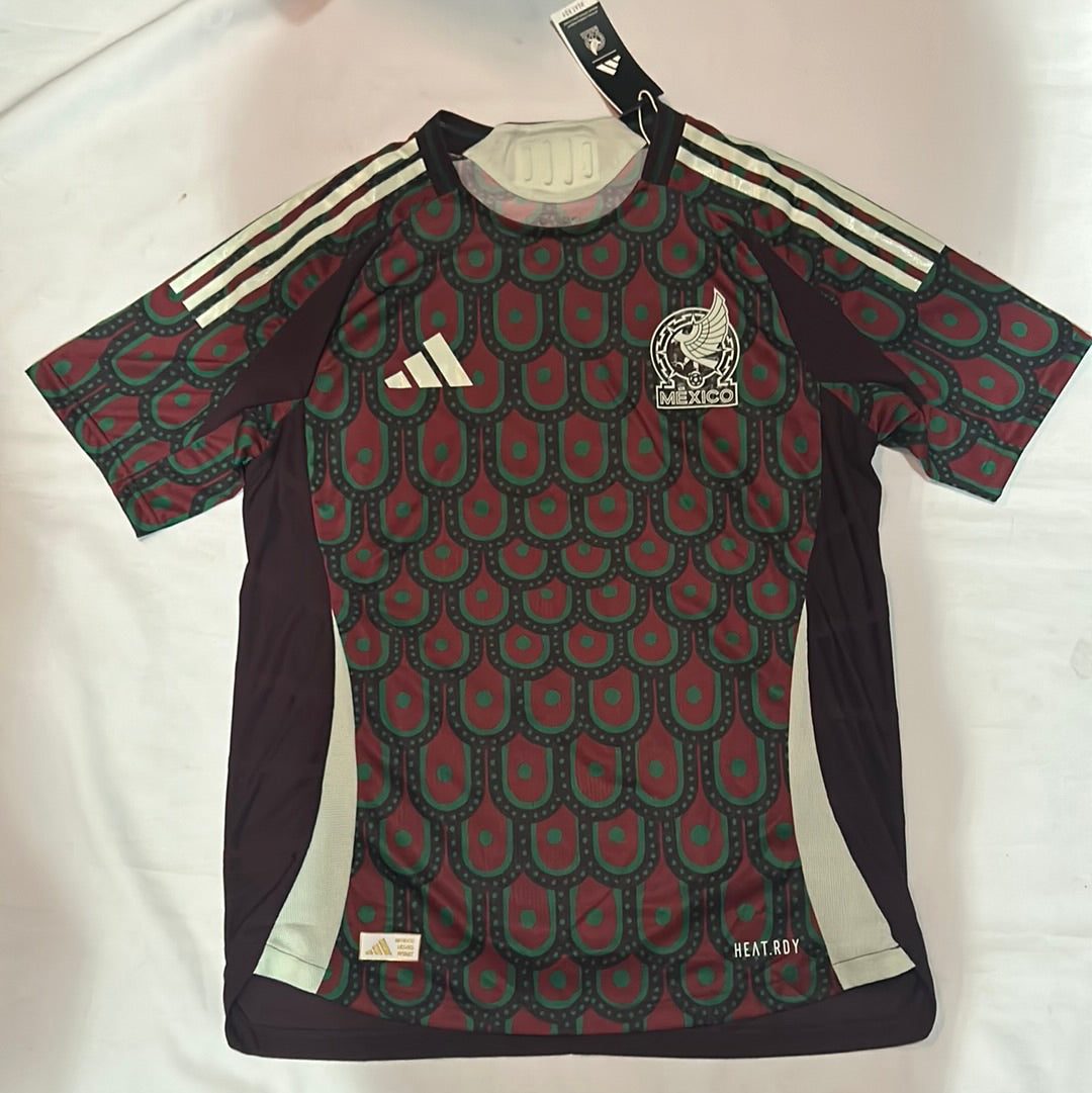 Mexico 2024 Adidas Home Authentic Mens Jersey