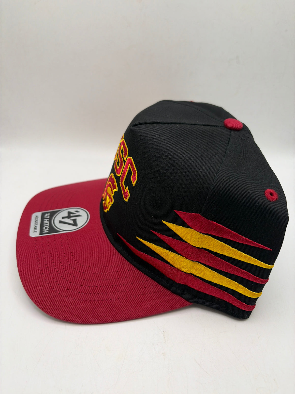 USC Trojans Black Diamond Cut Collegiate 47HITCH Adjustable Hat