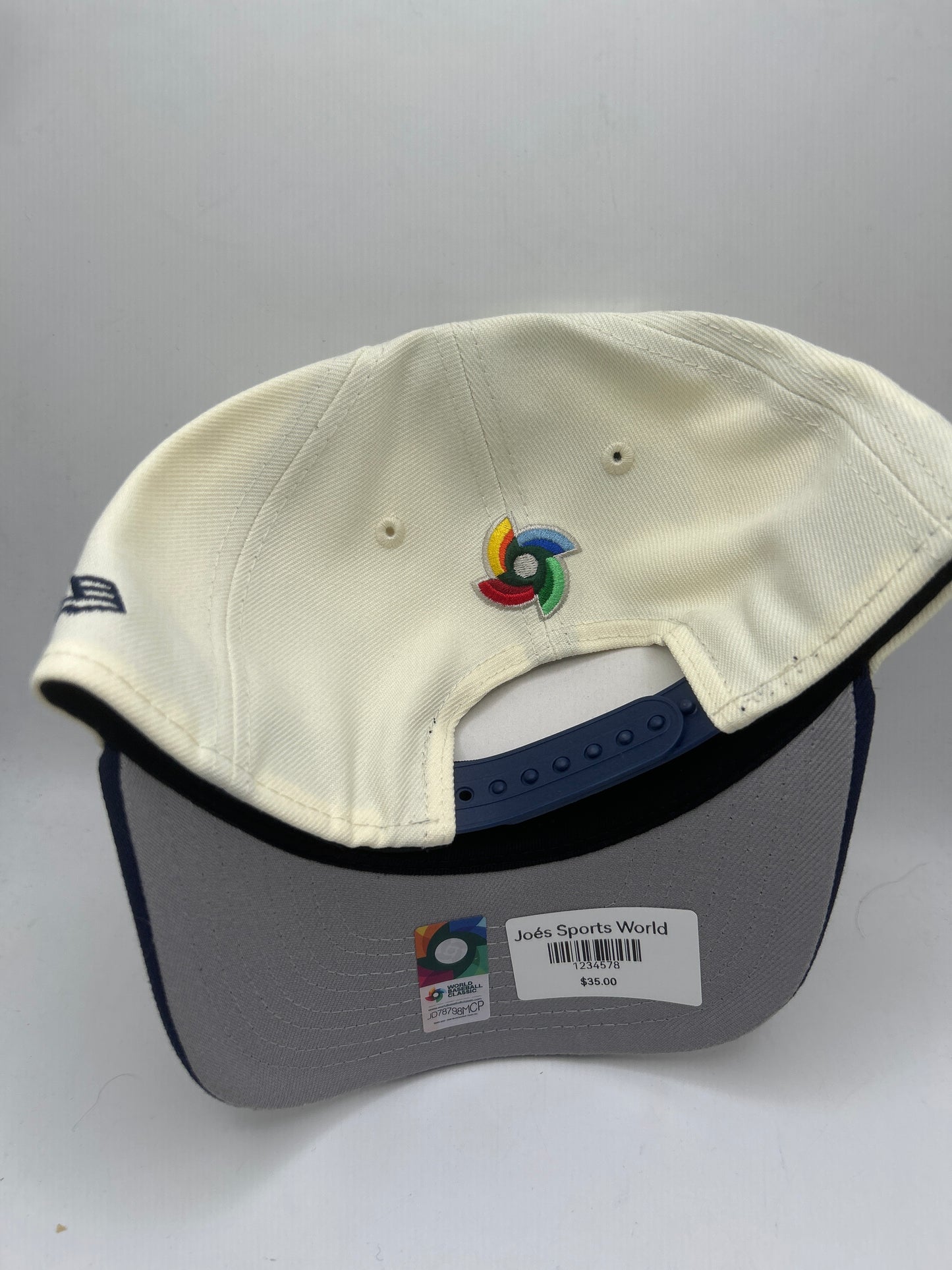 USA 2026 World Series Baseball Classic White/Navy New Era 9Fifty A-Frame Youth Adjustable Hat